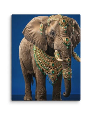 The Maharaja - Premium Wildlife Canvas Art | Bouyaik